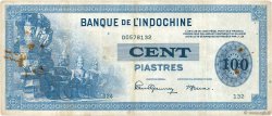 100 Piastres INDOCHINE FRANÇAISE  1945 P.078a