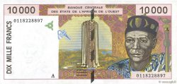 10000 Francs ÉTATS DE L AFRIQUE DE L OUEST  2001 P.114Aj