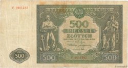 500 Zlotych POLOGNE  1946 P.121
