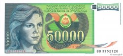 50000 Dinara YOUGOSLAVIE  1988 P.096