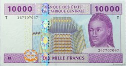 10000 Francs STATI DI L  AFRICA CENTRALE  2002 P.110Ta