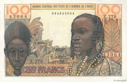 100 Francs ESTADOS DEL OESTE AFRICANO  1965 P.002b SC+