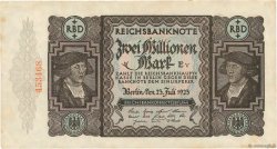 2 Millions Mark GERMANY  1923 P.089a