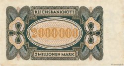 2 Millions Mark GERMANY  1923 P.089a VF