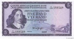 5 Rand SUDAFRICA  1967 P.111b q.FDC