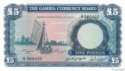 5 Pounds GAMBIA  1965 P.03a
