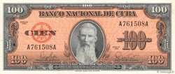 100 Pesos CUBA  1959 P.093a
