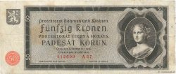 50 Korun BöHMEN UND Mähren  1940 P.05a fS