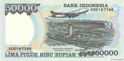 50000 Rupiah INDONESIEN  1997 P.136c VZ