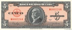 5 Pesos CUBA  1950 P.078b