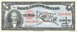1 Peso Commémoratif CUBA  1953 P.086a