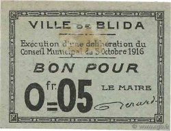 5 Centimes ALGERIEN Blida 1916 JPCV.01 fST