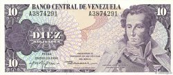 10 Bolivares VENEZUELA  1980 P.057a ST