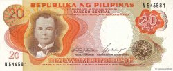 20 Piso PHILIPPINES  1969 P.145a SPL