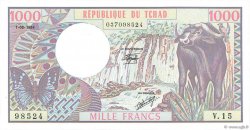 1000 Francs BEAC type 1980 TCHAD 1984 A.283b
