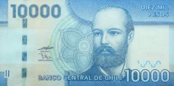 10000 Pesos CHILE  2011 P.164b UNC