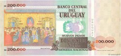 200000 Nuevos Pesos URUGUAY  1992 P.072a UNC-