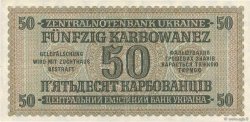 50 Karbowanez UKRAINE  1942 P.054 VF+