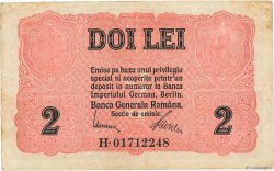 2 Lei ROMANIA  1917 P.M04 BB
