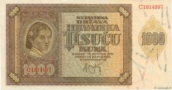 1000 Kuna CROAZIA  1941 P.04a