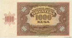 1000 Kuna CROACIA  1941 P.04a SC+