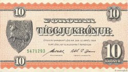 10 Kronur ÎLES FEROE 1954 P.14d