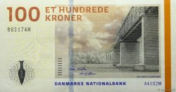100 Kroner DENMARK  2010 P.066b UNC