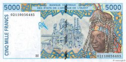 5000 Francs WEST AFRICAN STATES  2002 P.613Hk