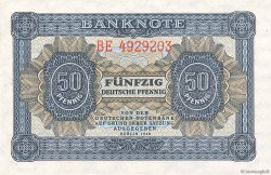 50 Deutsche Pfennig GERMAN DEMOCRATIC REPUBLIC  1948 P.08b UNC-