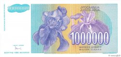 1000000 Dinara YUGOSLAVIA  1993 P.120 FDC