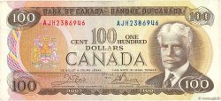 100 Dollars CANADA  1975 P.091b