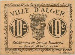 10 Centimes ALGERIEN Alger 1916 JPCV.03