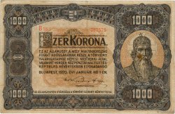1000 Korona UNGHERIA  1920 P.066a