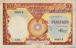 10 Piastres - 10 Dong FRENCH INDOCHINA  1953 P.107