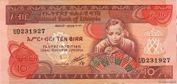 10 Birr ETHIOPIA  1991 P.43b UNC-