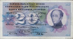 20 Francs SUISSE 1958 P.46f