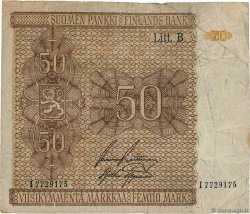 50 Markkaa FINLANDIA  1945 P.087 MB