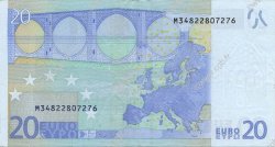 20 Euro EUROPE  2002 €.120.21 pr.SUP