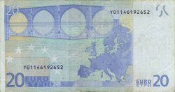 20 Euro EUROPE  2002 €.120.14 TB