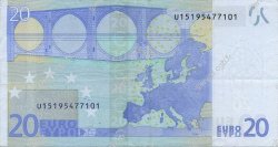 20 Euro EUROPE  2002 €.120.11 SUP