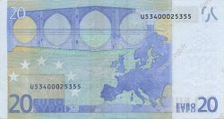20 Euro EUROPE  2002 €.120.10 SUP