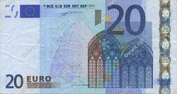 20 Euro EUROPE  2002 €.120.11 TB+