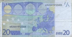 20 Euro Fauté EUROPE  2002 €.120.21 TB