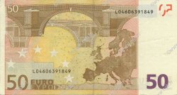 50 Euro EUROPE  2002 €.130.01 SUP