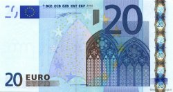 20 Euro EUROPE  2002 €.120.07 SUP+