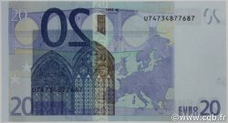 20 Euro Fauté EUROPE  2002 €.120.26 SUP