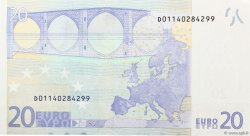 20 Euro EUROPE  2002 €.120 pr.NEUF