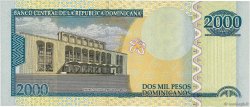 2000 Pesos Dominicanos RÉPUBLIQUE DOMINICAINE 2012 P.188a NEUF