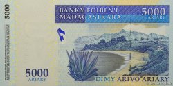 5000 Ariary MADAGASCAR  2007 P.094 UNC