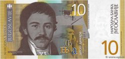 10 Dinara YOUGOSLAVIE  2000 P.153b